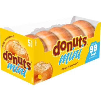 Donuts Glacé Mini 5 Unidades embalagem 120 g