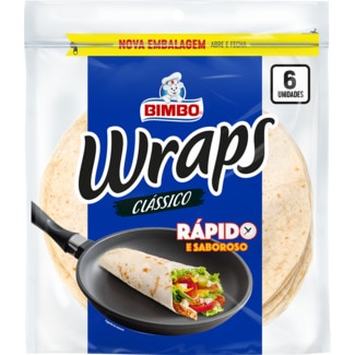 Bimbo Wraps Clássico 6 Unidades embalagem 240 g