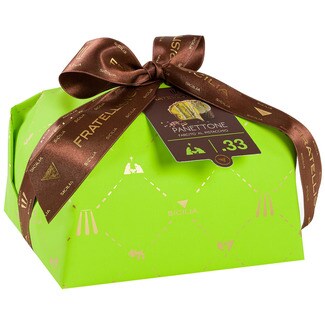 FRATELLI SICILI panettone with pistachio cream case 750 g