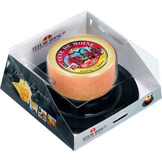 TETE DE MOINE mittelalter Schweizer Käse g.U. aus Kuhrohmilch Stück 400 g