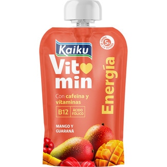 KAIKU Vitamin Energie Mango und Guarana Pouch Behälter 110 g