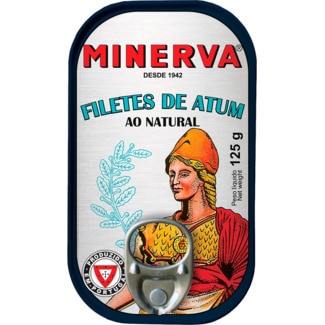Minerva Filetes de Atum Natural lata 120 g