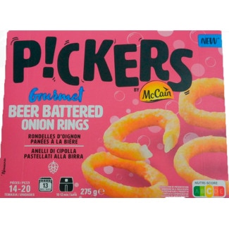 Mc Cain Pickers Beer Batatas Onion Ring embalagem 275 g
