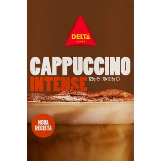 Delta Cappuccino Intenso Sticks  10X12,5 g embalagem 125 g