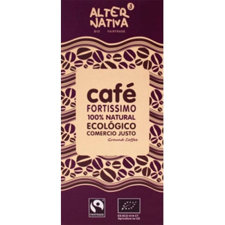 Alternativa 3 Café Moído Fortíssimo Biológico embalagem 250 g