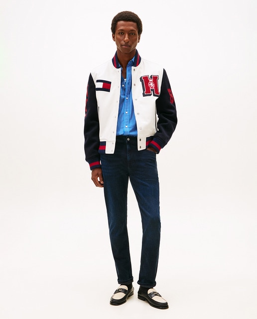 Tommy Hilfiger - Pantalón vaquero de caballero liso con fit slim Bleecker.