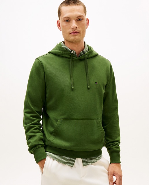 Tommy Hilfiger - Sudadera de hombre essential con capucha.