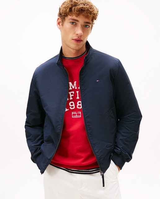 Tommy Hilfiger - Cazadora de caballero impermeable y ligera.