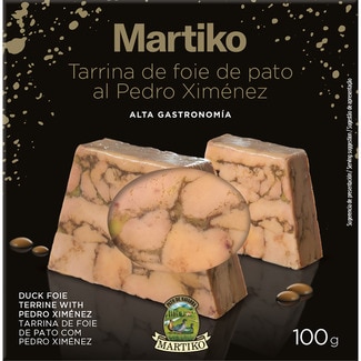 MARTIKO foie de pato de Pedro Ximénez envase 100 g