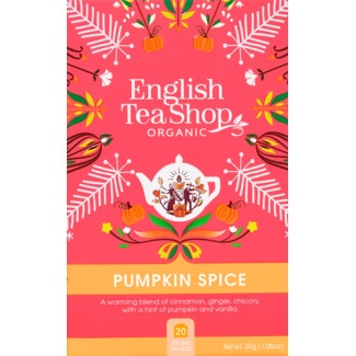 English Teashop Coleção de Natal Pumpkim Spice embalagem 20