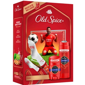 Old Spice Coffret Captain + Oferta Meias embalagem 1 unidade
