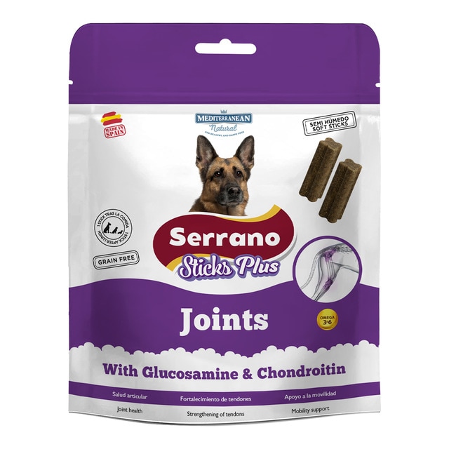 Mediterranean Natural – Snack funcional para perros adultos Mediterranean Natural Articulaciones 14 sticks.