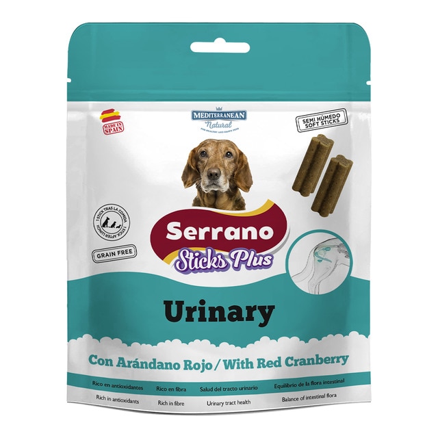 Mediterranean Natural – Snack funcional para perros Mediterranean Natural urinary carne y pescado 110g.
