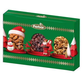 Ferbar Frutos Secos Noz/ Amêndoa e Passas caixa 280 g