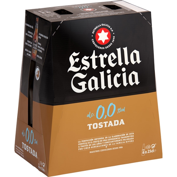 Alcohol-free brown ale 6-pack bottles 25 cl