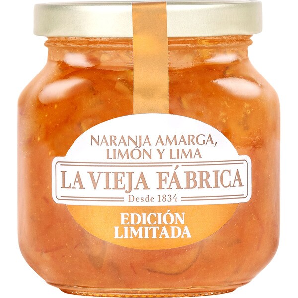 Limited Edition bitter orange, lemon and lime jam flask 290 g