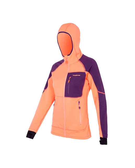 Chaqueta en Polartec® Power Stretch® Pro™ con capucha fija