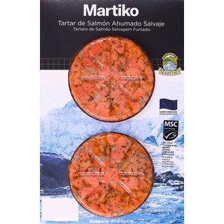 Martiko Tartare de Salmão do  Alasca  MSC (2X75G) unidade 150 g