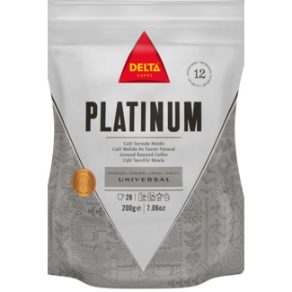 Delta Café Moído Platinium embalagem 200 g