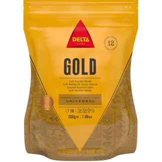 Delta Café Gold Moído embalagem 200 g