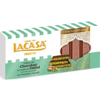 Lacasa Chocolate de Pistacho Dubai tablete 225 g