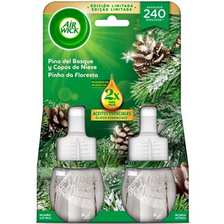 Airwick Ambientador Recarga Elétrico Pinho da Floresta Duo recarga 2 unidades
