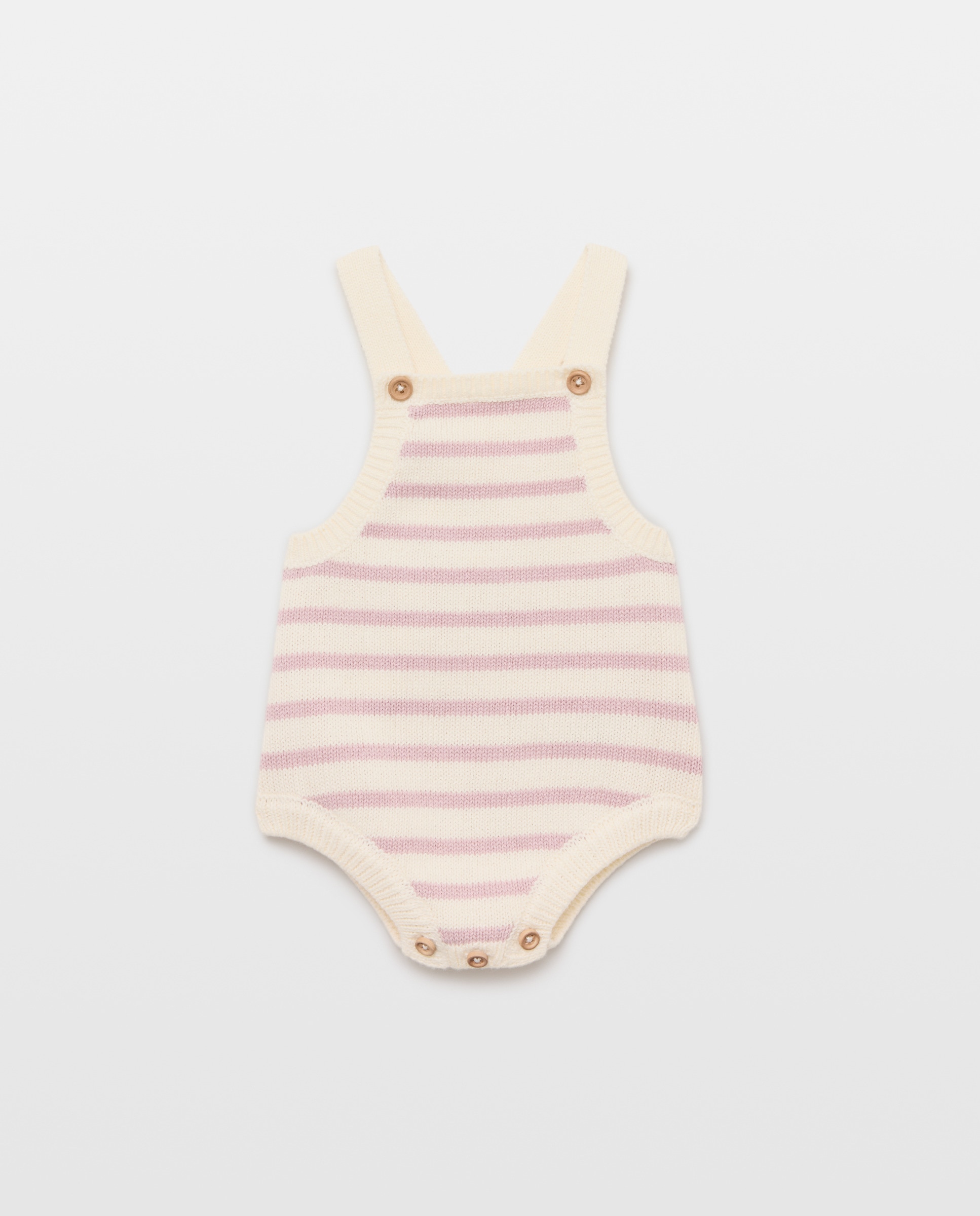Imagen 0 de Pelele de recién nacido tricot rayas