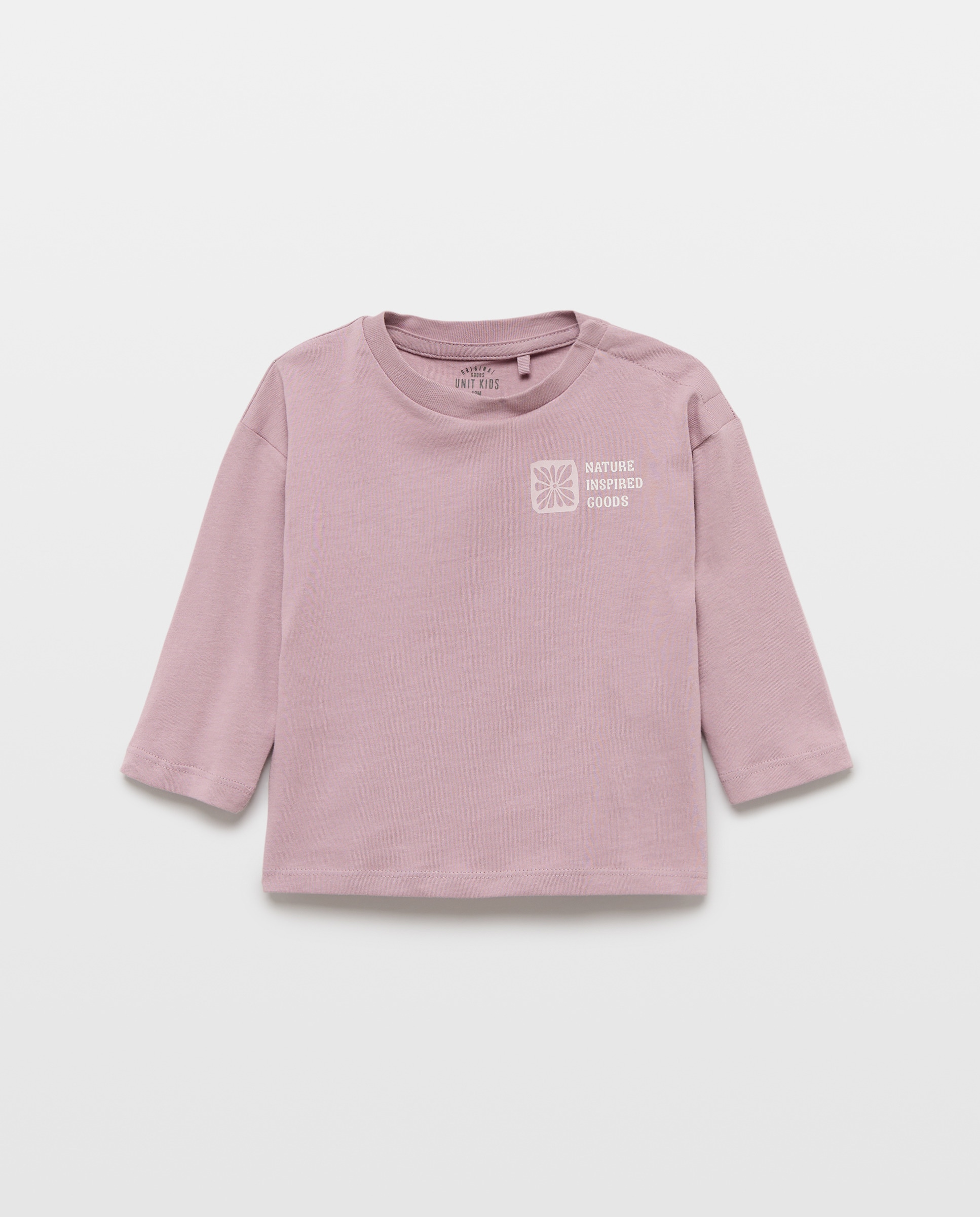 Imagen 0 de Camiseta de bebé estampada manga larga
