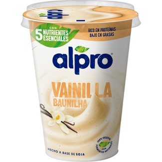 ALPRO Big Pot especialidad vegetal de soja con vainilla sin gluten sin lactosa envase 400 g