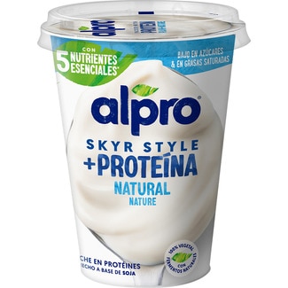 ALPRO Big Pot Skyr especialidad vegetal de soja natural sin lactosa envase 400 g