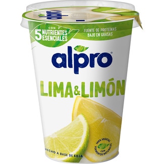 ALPRO Big Pot especialidad vegetal de soja con lima limón sin gluten sin lactosa envase 400 g