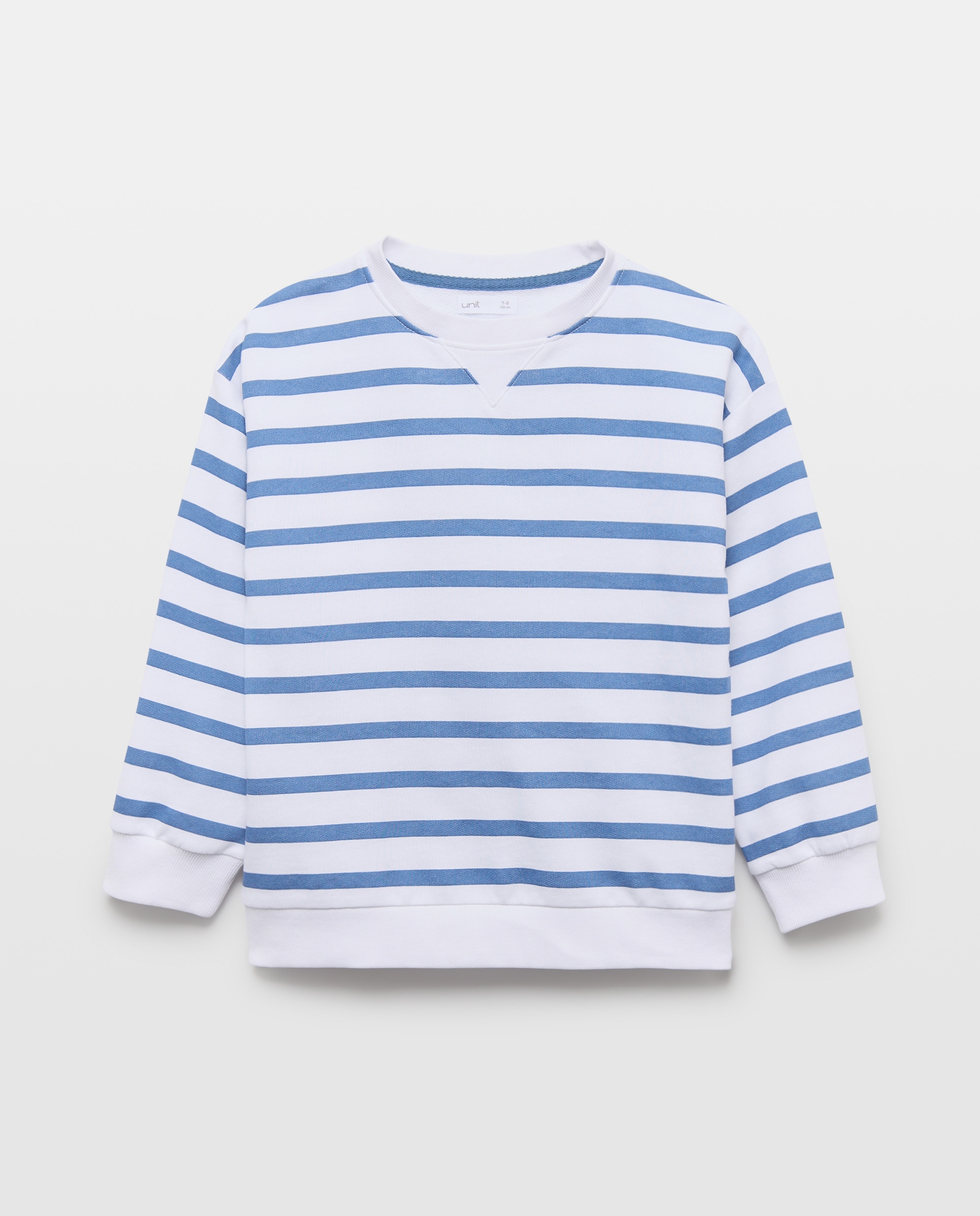 Imagen 0 de Sudadera de niño cuello caja rayas