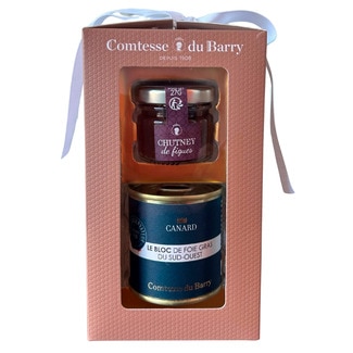 Comtesse Barry Coffret Bloco Foie Pato 100 G  e Chutney 27 G unidade 127 g