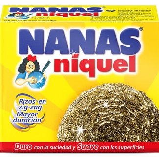 NANAS estropajo metálico níquel envase 1 unidad