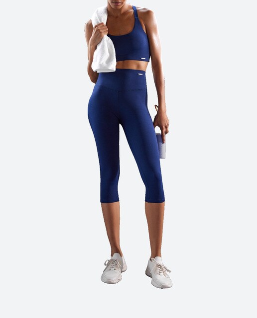 Leggings de mujer deportivos pirata de cintura alta