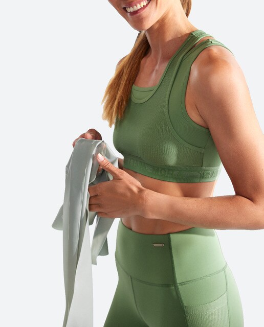 Sujetador de mujer deportivo sin relleno