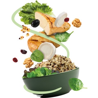 Ensalada Completa Digestiva con pollo & quinoa, queso de cabra y salsa yogur con limón bol 260 g - Florette
