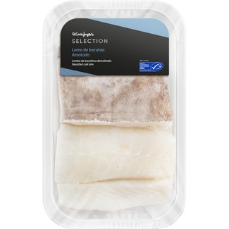 EL CORTE INGLES SELECTION Lendenstück vom entsalzenen Stockfisch MSC Schale 400 g