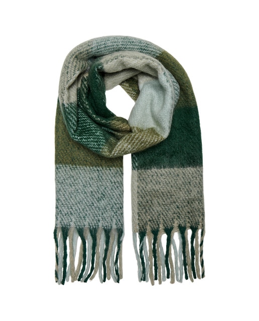 Bufanda de mujer larga de cuadros