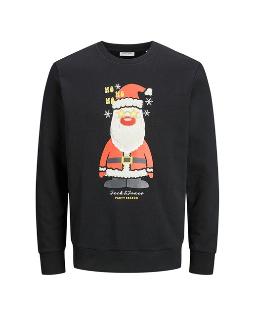 Sudadera sin capucha de niño con estampado navideño