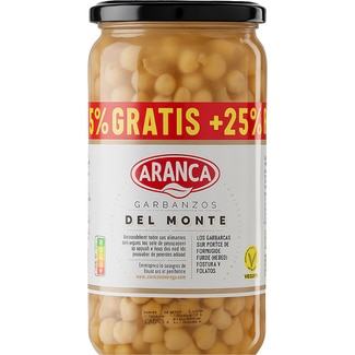 ARANCA garbanzos cocidos Del Monte tarro 500 g neto escurrido
