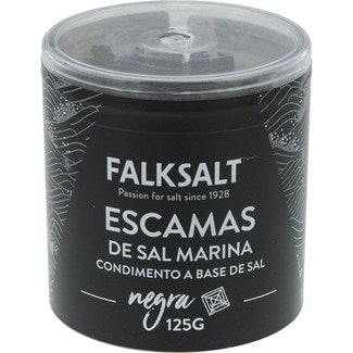 FALKSALT Schwarze Meersalzflocken Topf 125 g
