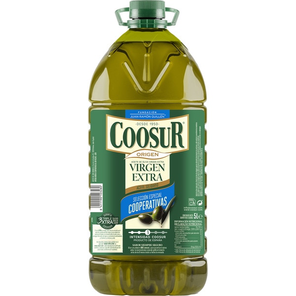 precios Coosur Aceite De Oliva Virgen Extra Selección Expecial Cooperativas Garrafa 5 L en Hipercor