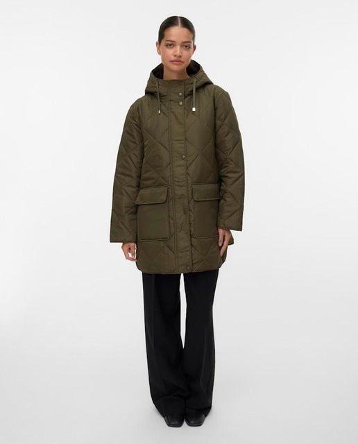 Vero Moda - Abrigo midi de mujer acolchado.