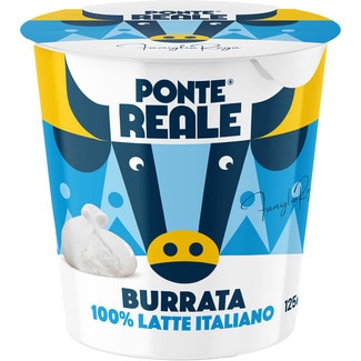 PONTE REALE italienische Kuhmilch-Burrata Becher 125 g