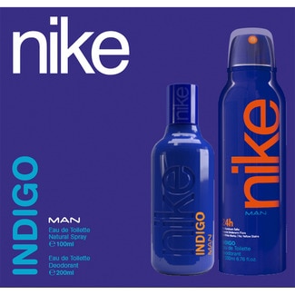 NIKE Indigo Schuber mit Eau de Toilette naturelle Spray 100 ml + Eau de Toilette Deo 200 ml