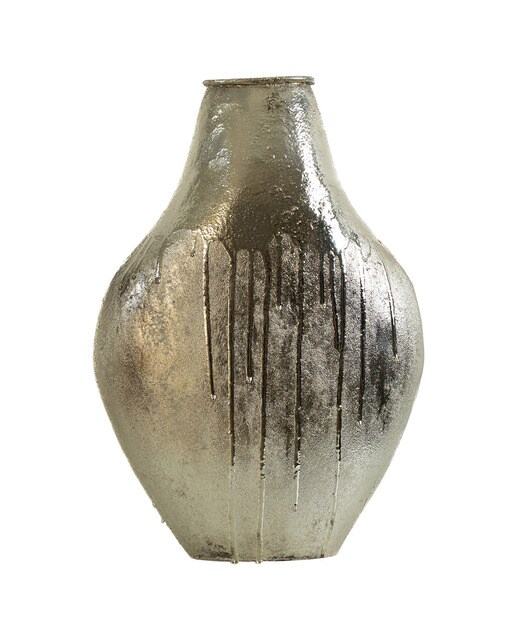 Jarron aluminio fluido