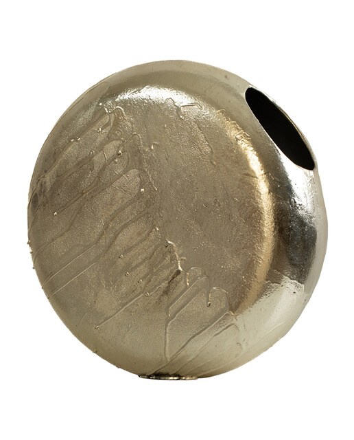 Jarron aluminio fluido