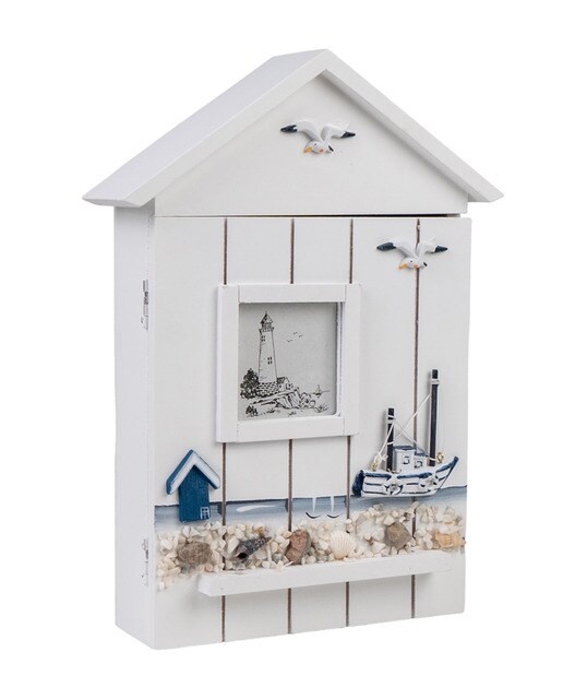 Portallave casita madera