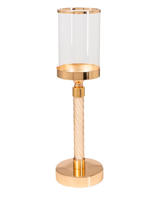 Portavelon metal vidrio